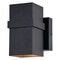 Vaxcel Lavage Aluminum 1 Light Black Contemporary Dark Sky Outdoor Wall Lamp T0660 - alternate 4